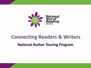 National Author Touring Program