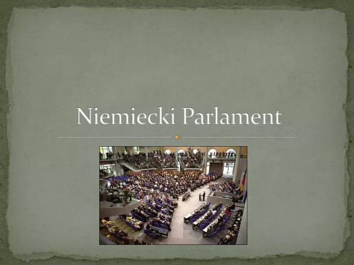 niemiecki parlament