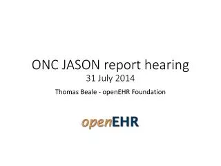 ONC JASON report hearing 31 July 2014