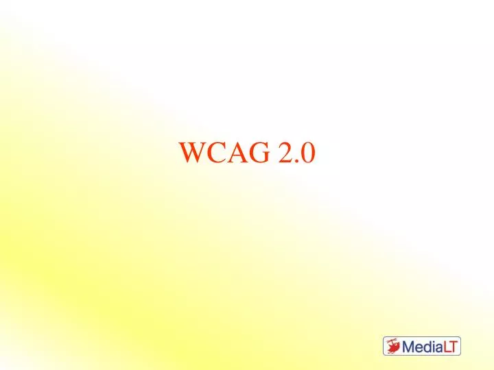 wcag 2 0