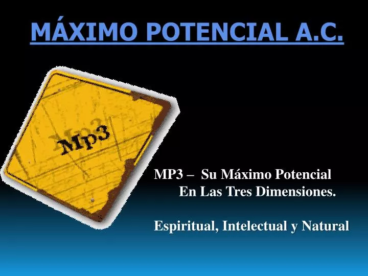 m ximo potencial a c