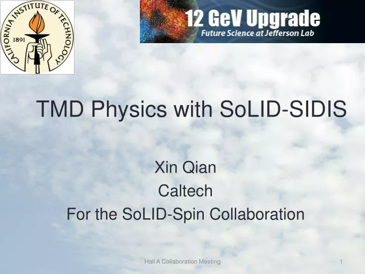 tmd physics with solid sidis