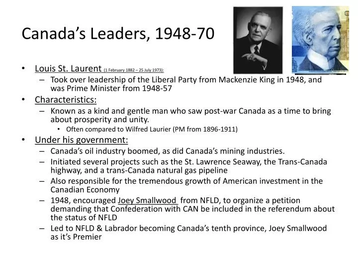 canada s leaders 1948 70