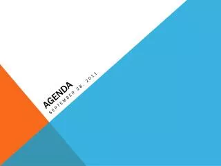 agenda