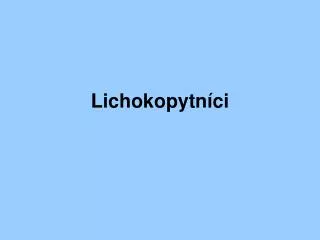 lichokopytn ci