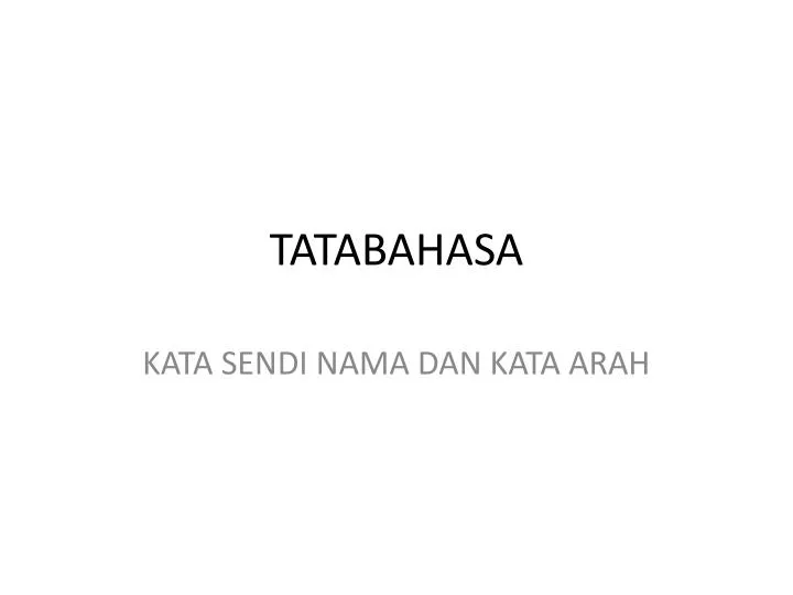 tatabahasa
