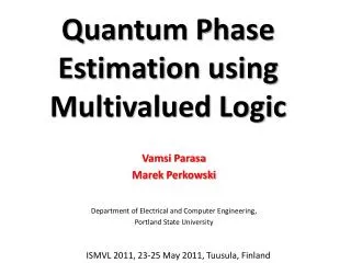 Quantum Phase Estimation using Multivalued Logic