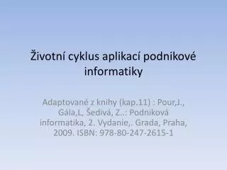 ivotn cyklus aplikac podnikov informatiky