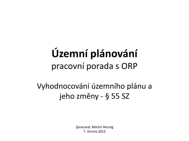 zemn pl nov n pracovn porada s orp