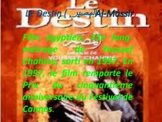 le destin al massir