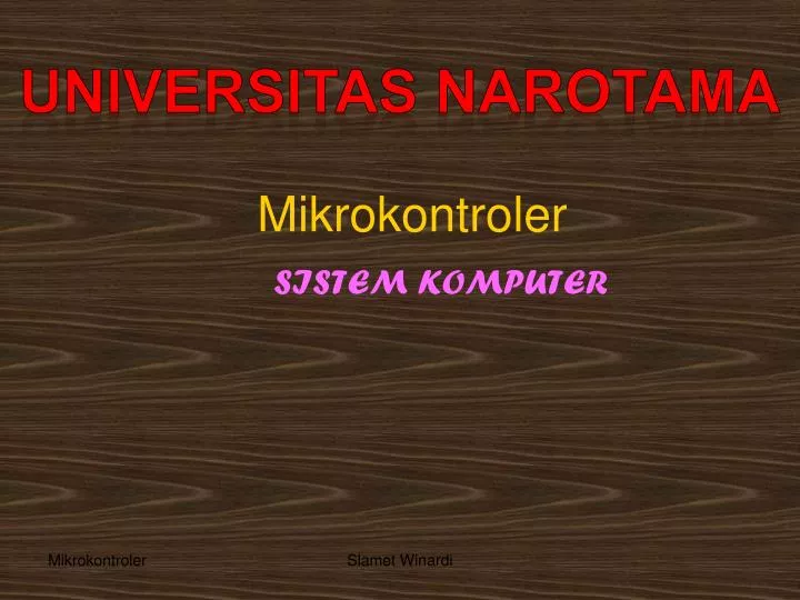 mikrokontroler