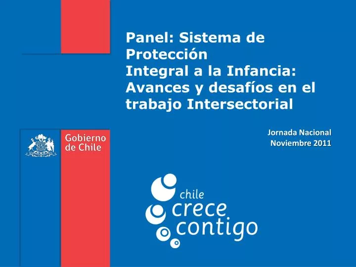 panel sistema de protecci n integral a la infancia avances y desaf os en el trabajo intersectorial
