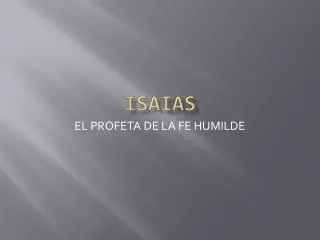 isaias
