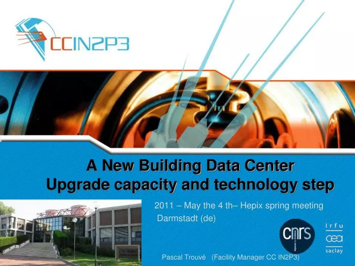 a new building data center upgrade capacity and technology step