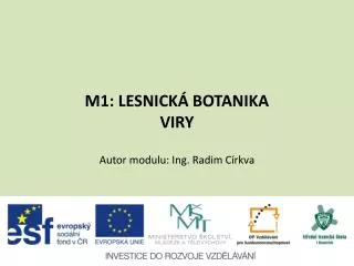 m1 lesnick botanika viry