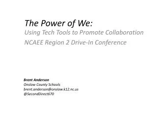The Power of We: