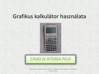 grafikus kalkul tor haszn lata