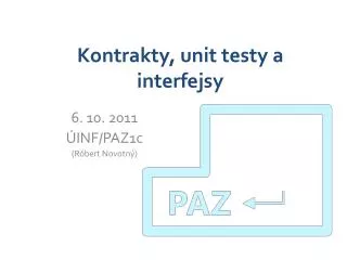 kontrakty unit testy a interfejsy