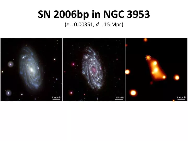 sn 2006bp in ngc 3953 z 0 00351 d 15 mpc