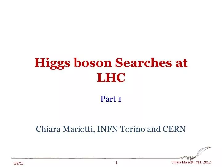 higgs boson searches at lhc