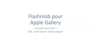 flashmob pour apple gallery