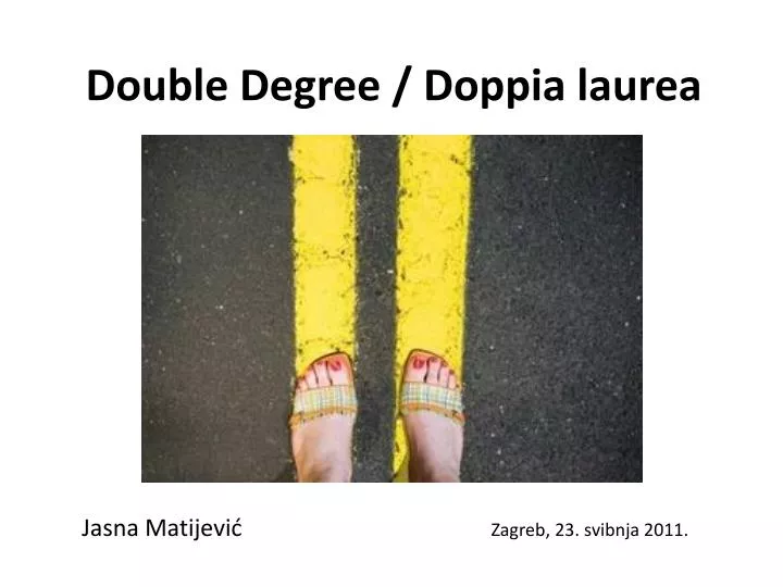 double degree doppia laurea