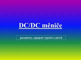 dc dc m ni e