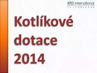 kotl kov dotace 2014
