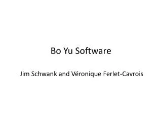 Bo Yu Software