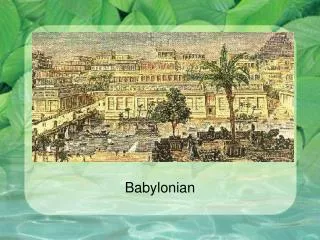 Babylonian