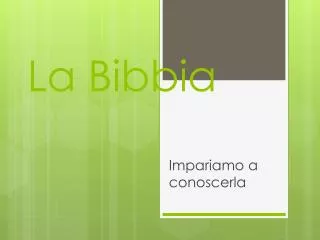 la bibbia