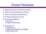 Course Summary - slide 1