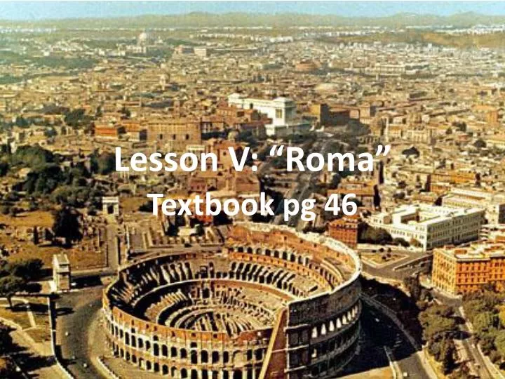lesson v roma