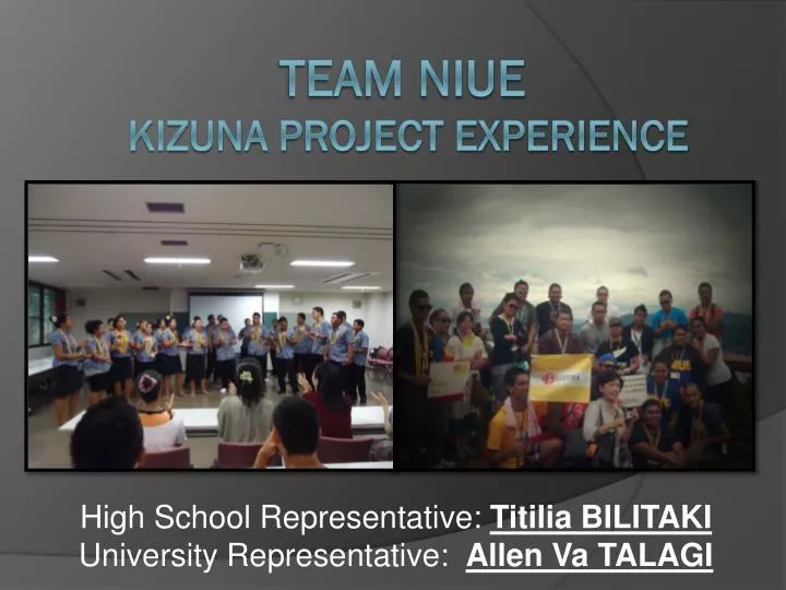 team niue kizuna project experience