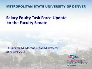Salary Equity Task Force