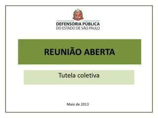 reuni o aberta
