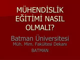 m hend sl k e t m nasil olmali
