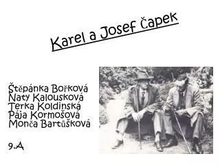 karel a josef apek