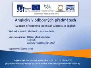 anglicky v odborn ch p edm tech support of teaching technical subjects in english