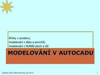modelov n v autocadu