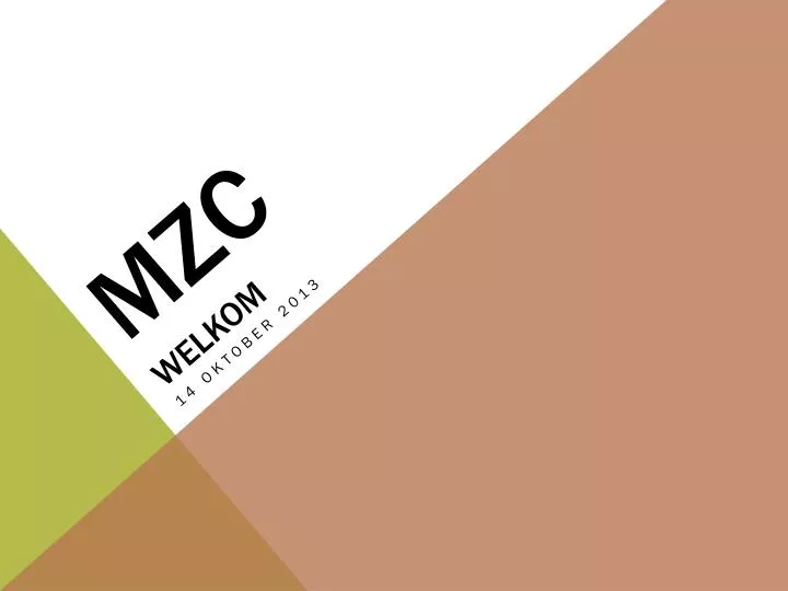 mzc welkom