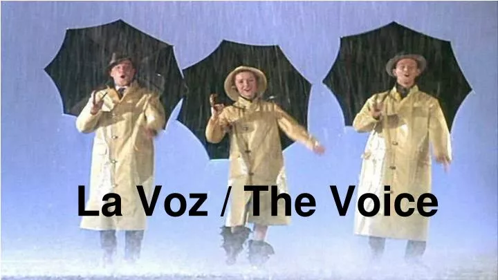 la voz the voice