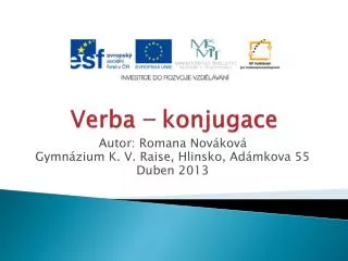 verba konjugace