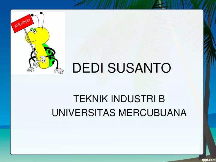 dedi susanto