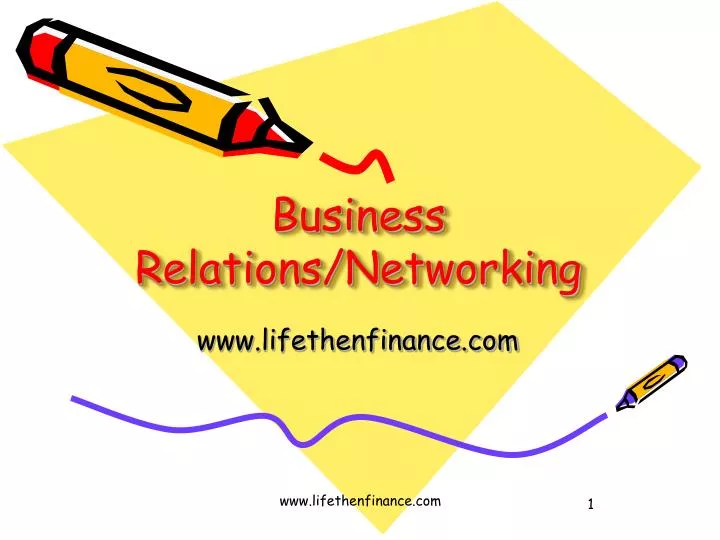 business relations networking