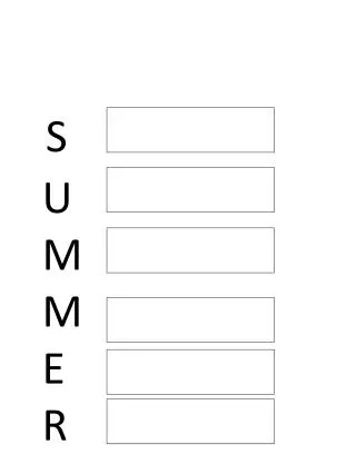 s u m m e r