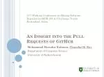 Analyzing Pull Request Failures on GitHub: Insights from MSR 2014 - slide 1