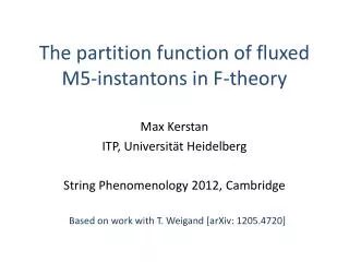 The partition function of fluxed M5-instantons in F-theory