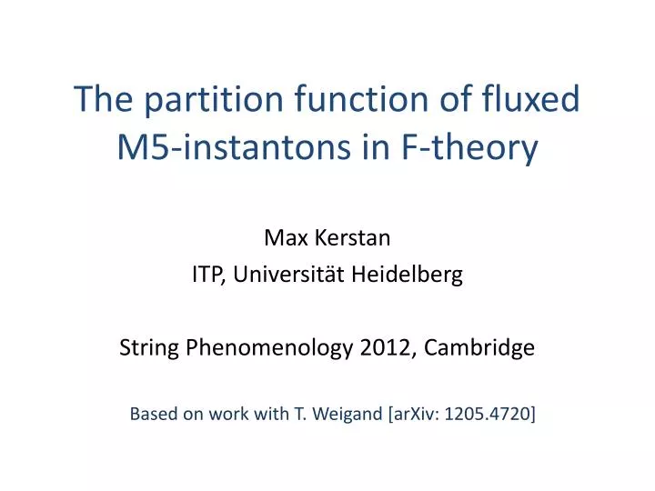 the partition function of fluxed m5 instantons in f theory