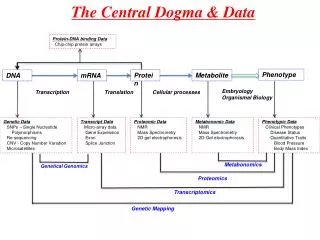 The Central Dogma &amp; Data